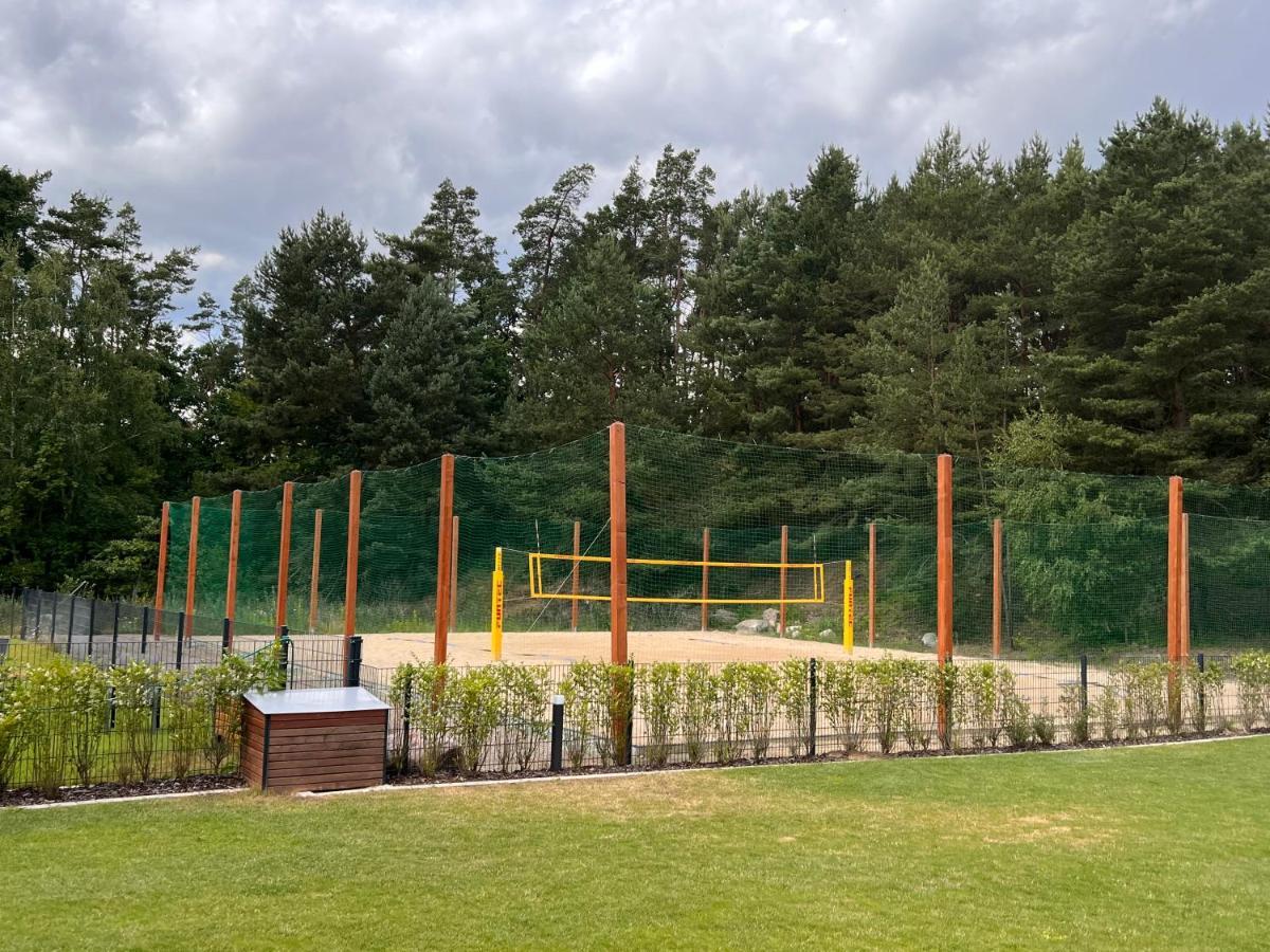 5 Sterne-Ferienhaus Eisvogel Am See Mit Sauna Und Kamin Krakow am See Esterno foto